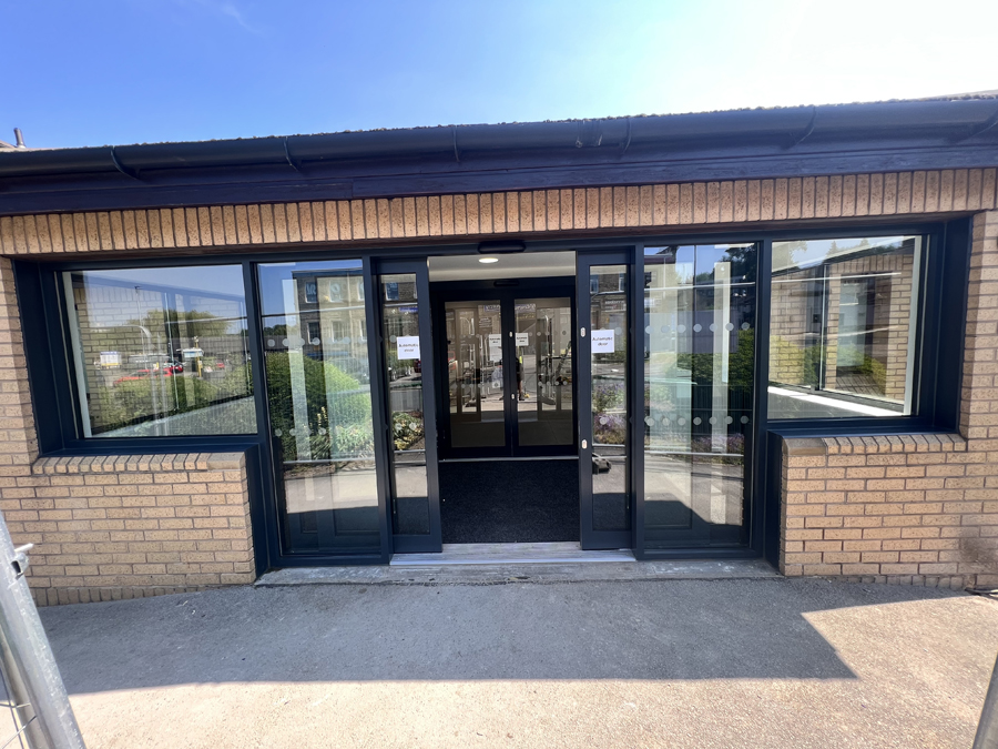 Shop front sliding doors