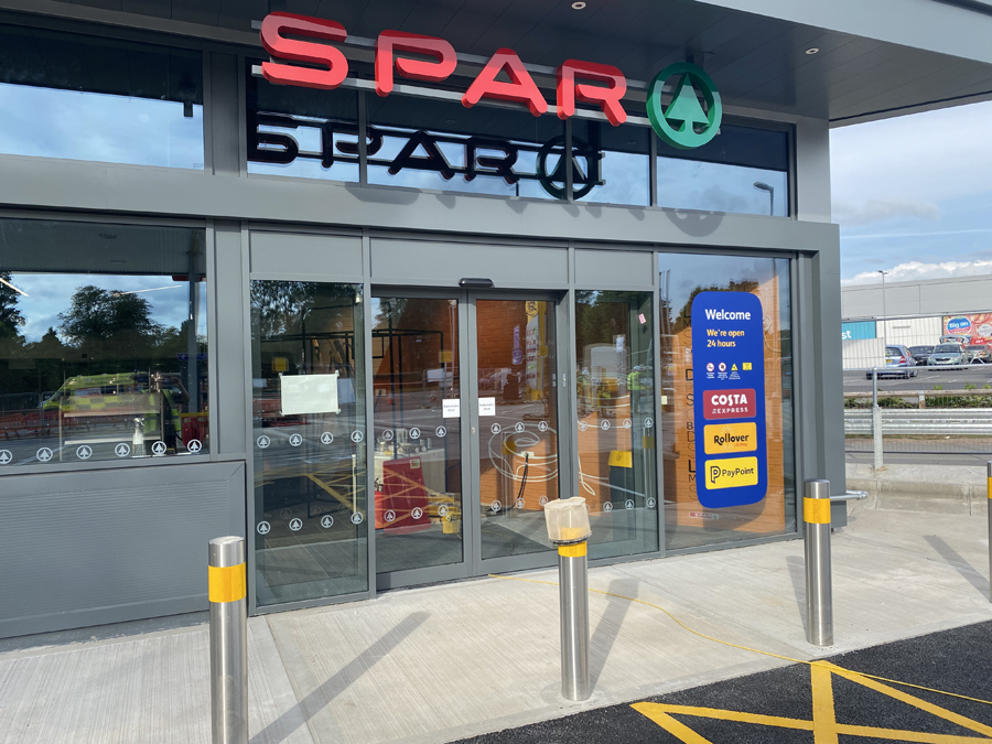 Shopfront automatic doors