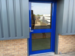 metal fire exit door