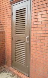heavy duty steel door with vents
