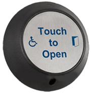 Automatic door touch pad for power assisted dda compliant doors